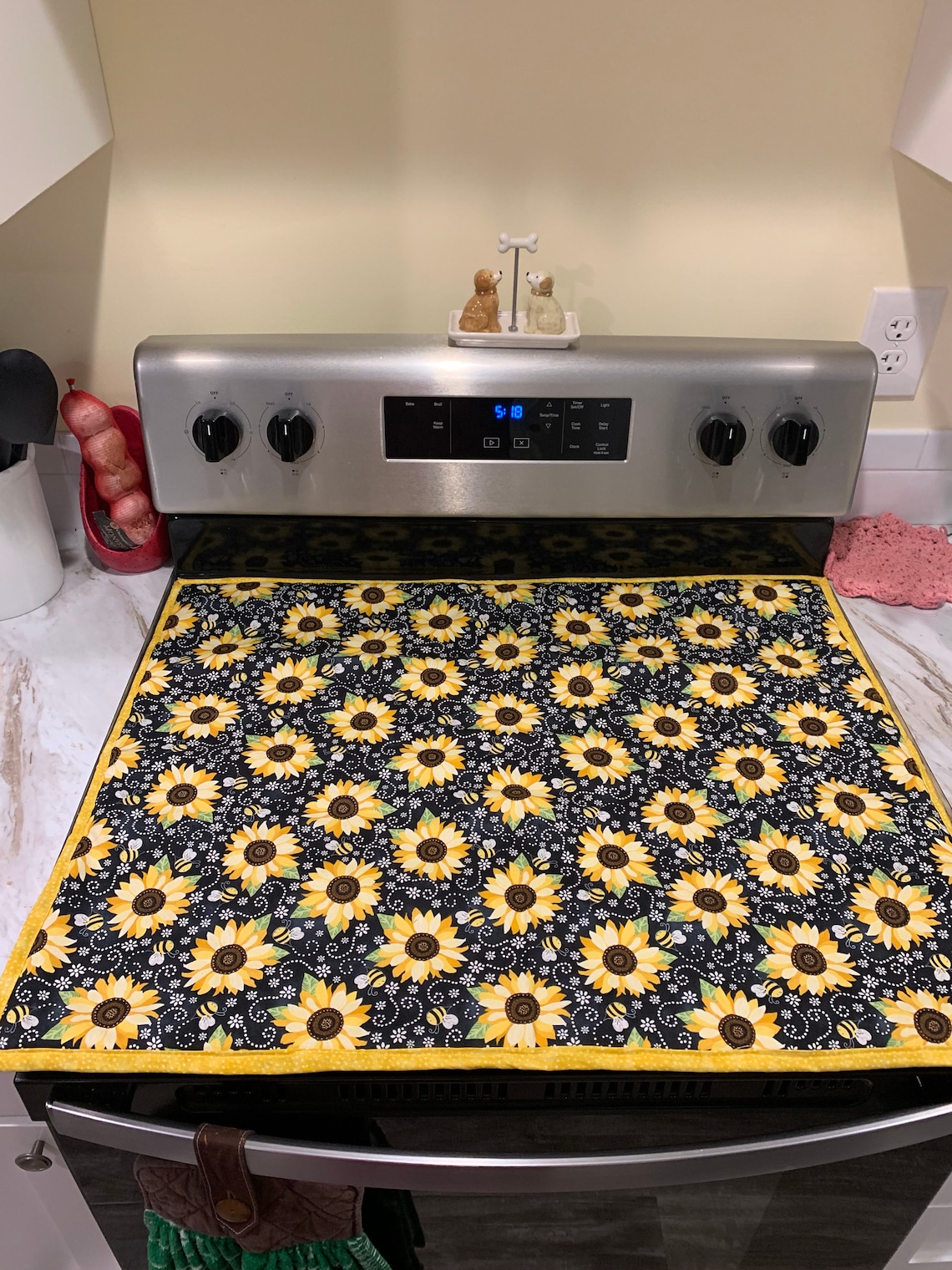 Glass Stove Top Cover Protector Heat Resistant & Matching Etsy
