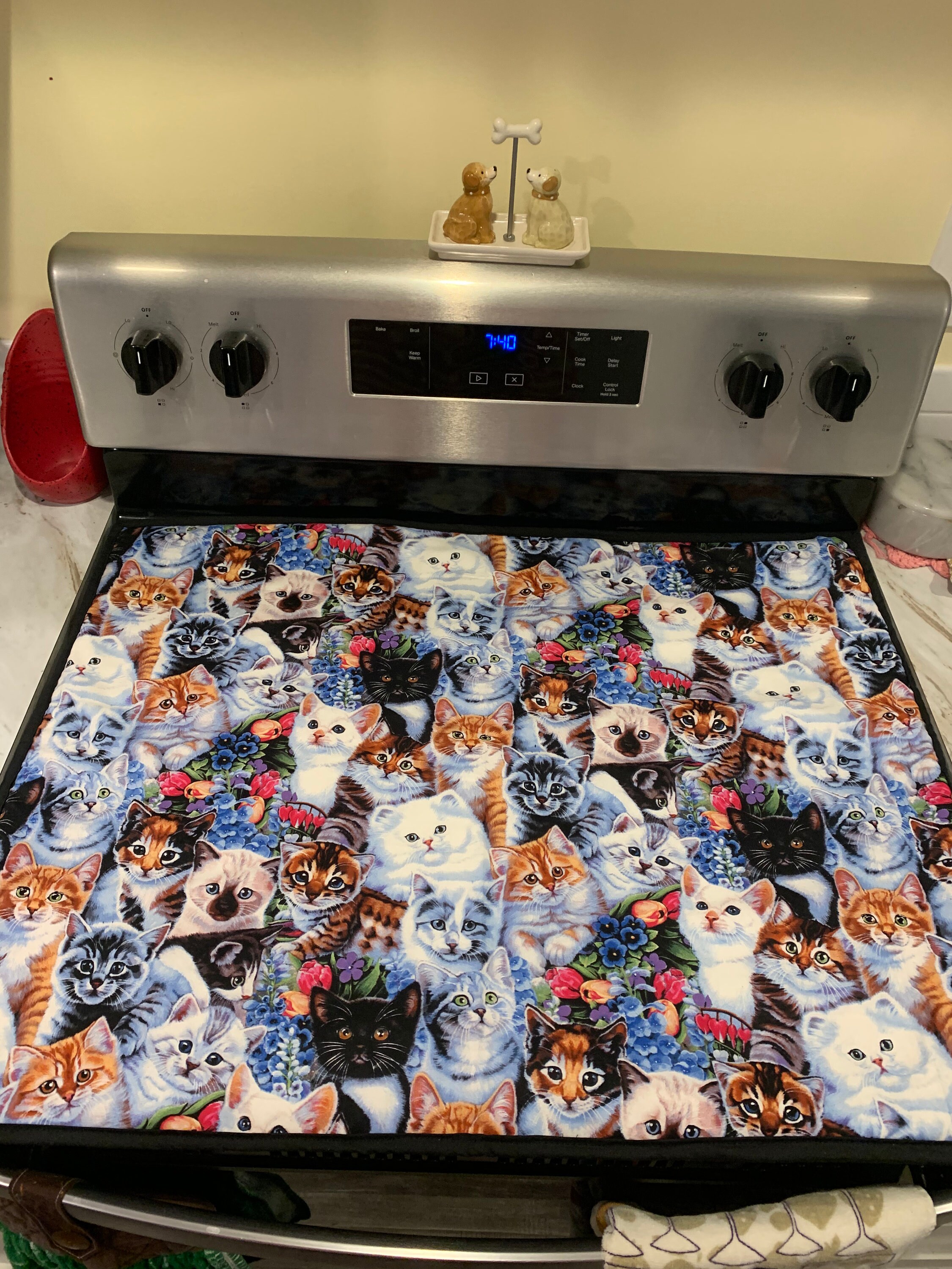heat resistant glass stove top protector