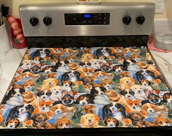 quilted stove top cover