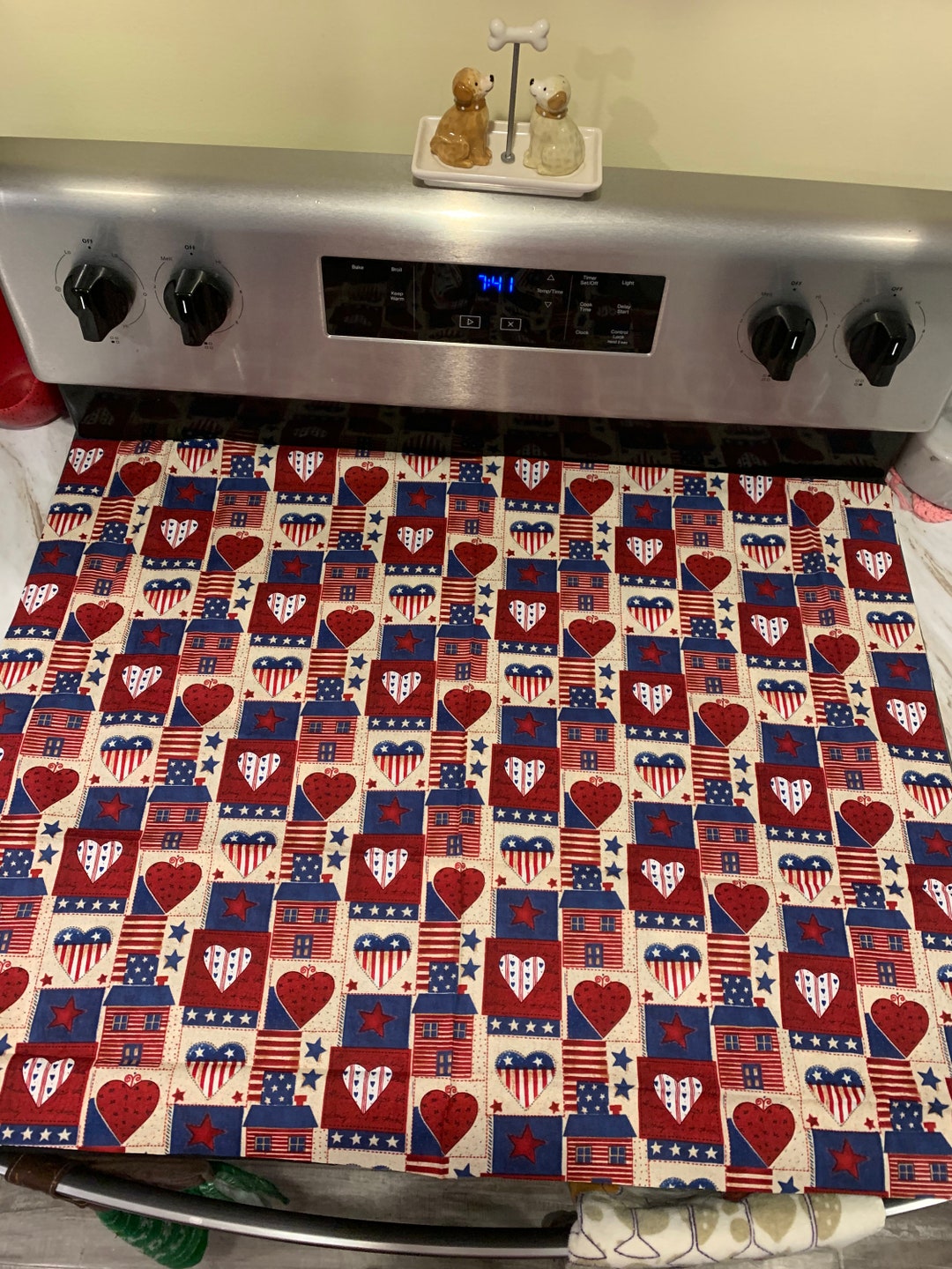 ceramic glass stove top cover