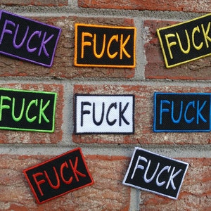 F*CK Patch (message for custom colours)