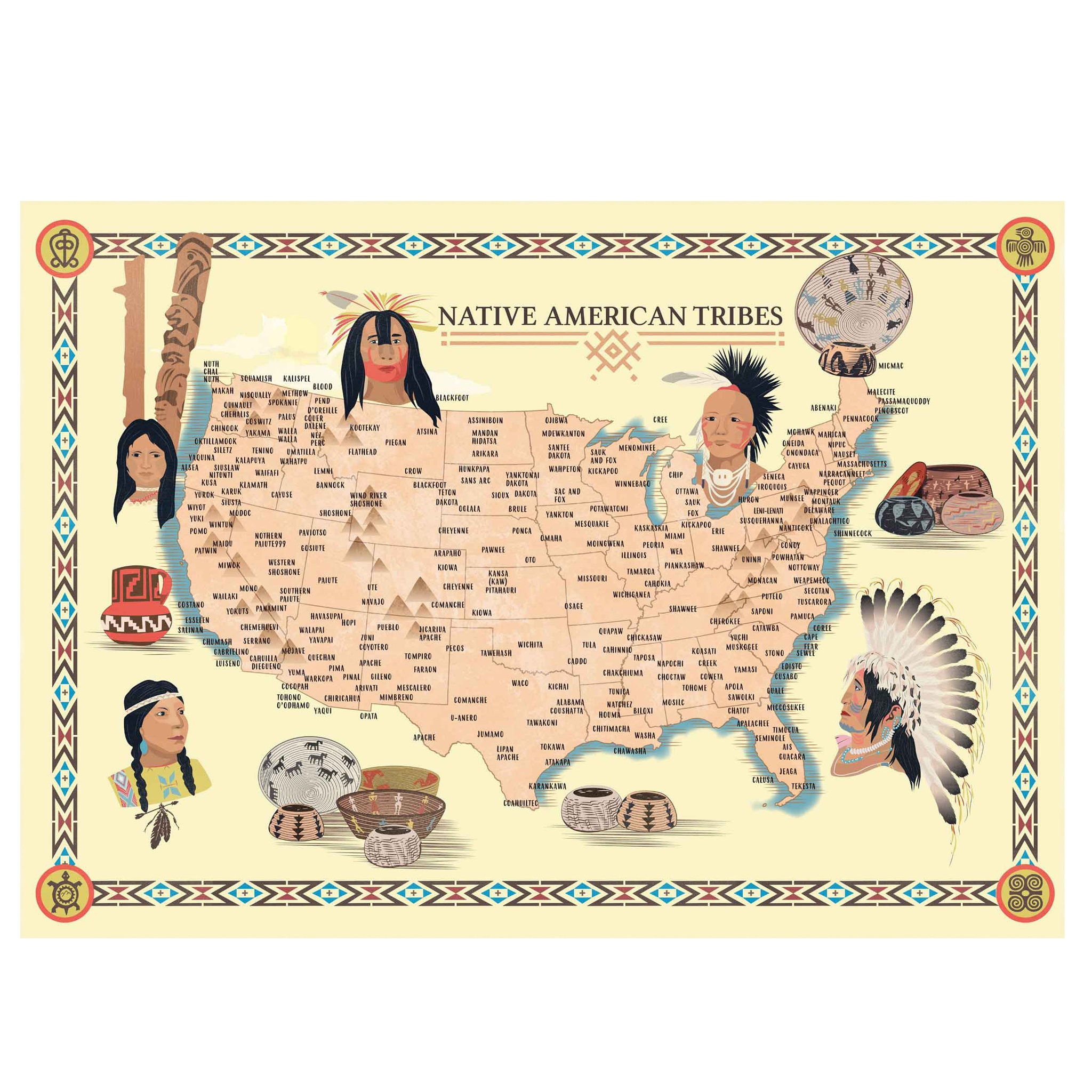 The Map Of Native American Tribes You've Never Seen Before : Code