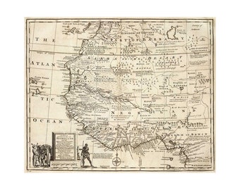 Stanford University Negroland Map Negroland Map Conversations Piece For Future Generations | Etsy