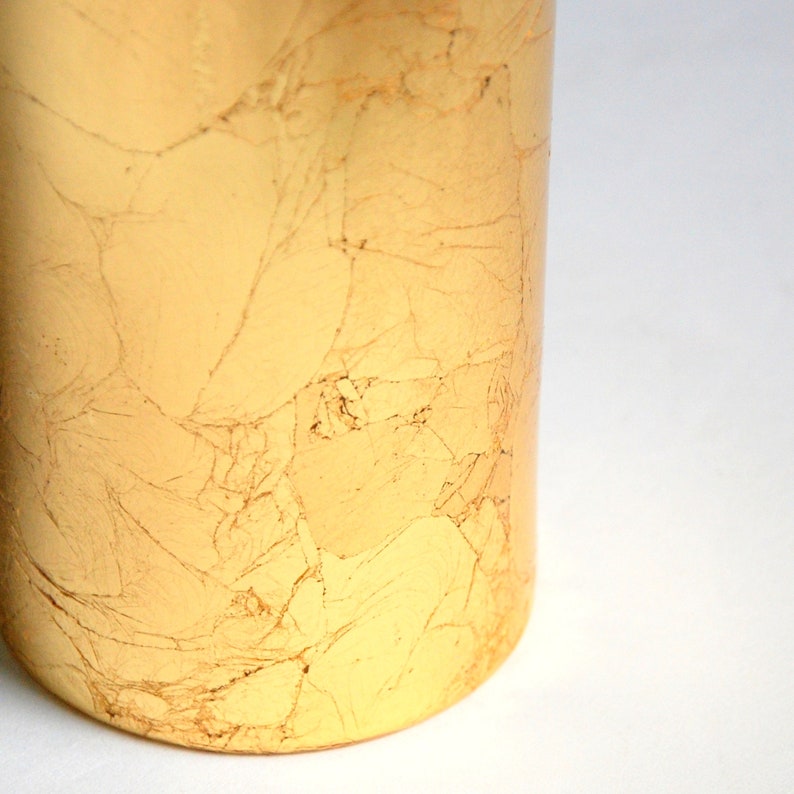 Gilded 10 Cylinder Vase Etsy UK