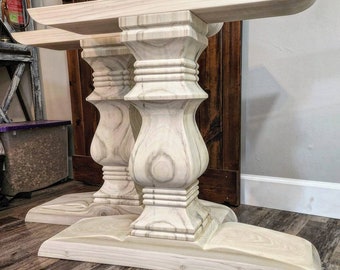 Trestle Dining Table Pedestals - "The Maverick" Design - RayBrosWoodwork