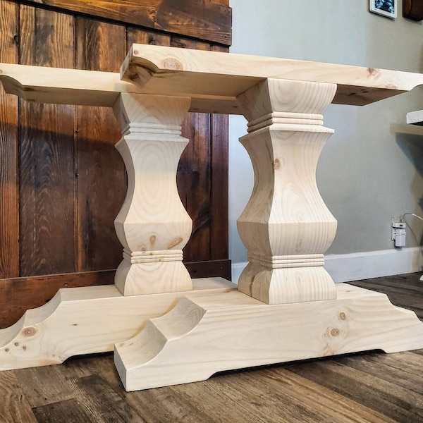Pedestal Table Legs Etsy