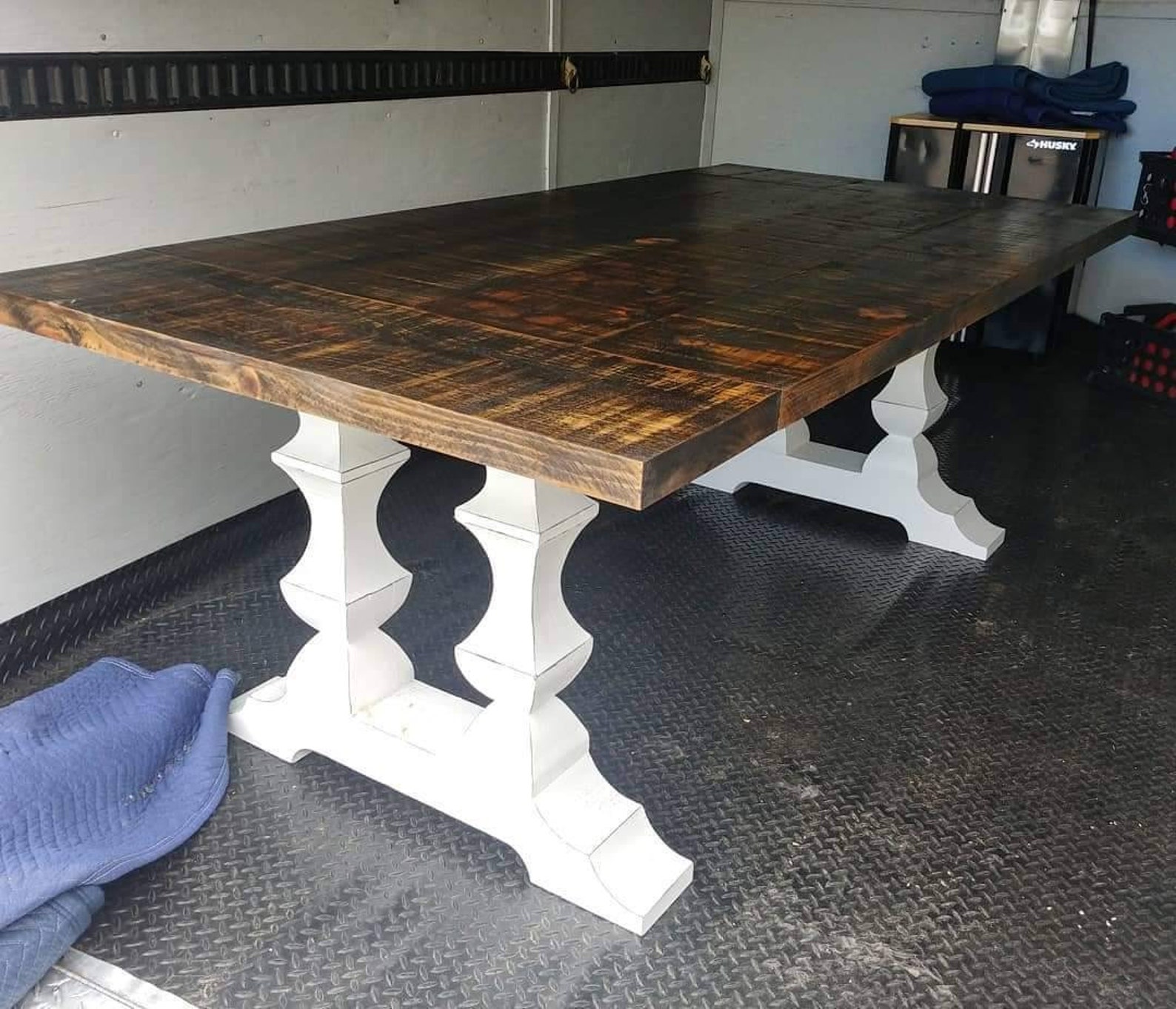 Trestle Dining Table Pedestals the Gemini Design Etsy