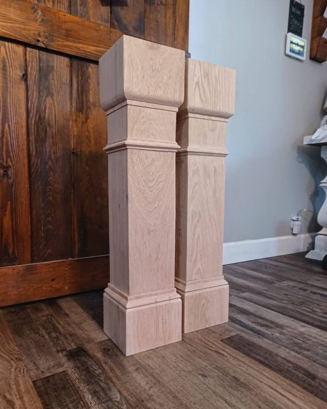 Modern Heavy Duty Kitchen Island Legsset of 2 Pine Alder Red Oak White