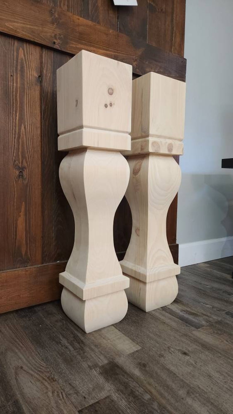 Large Kitchen Island Legs Set of 2 Etsy