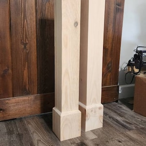 Modern Kitchen Island Legs - Set of 2