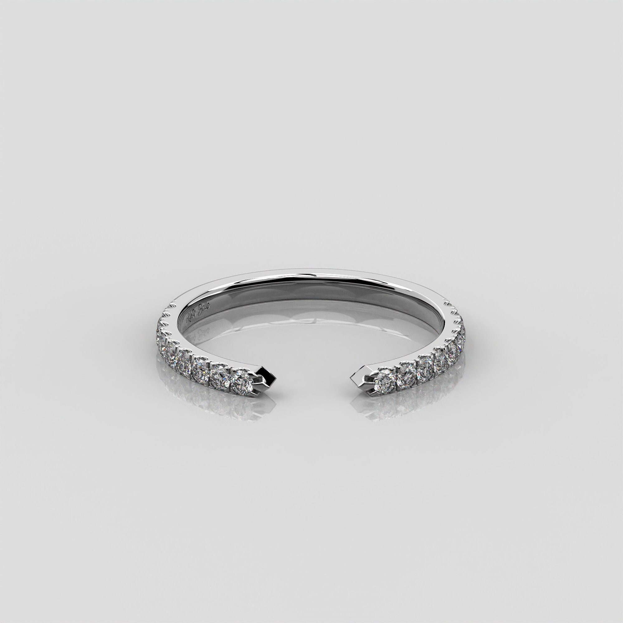 大阪お買い得』 vifica pave twirl open double ring www.m