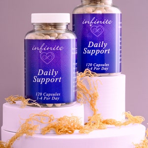 Irish Sea Moss | Bladderwrack | Burdock Root Capsules | Dr Sebi | Vegan Capsules | 750MG| All Natural