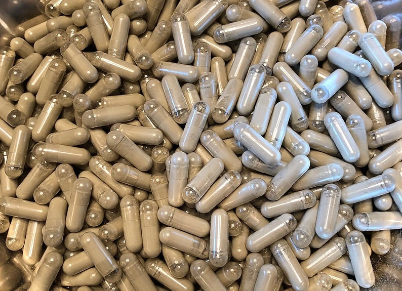 WHOLESALE (NO BOTTLES) Sea Moss Capsules | Irish Sea Moss Bladderwrack Burdock Root | Wildcrafted Seamoss Pills | Sea Moss Supplement | Veg image 1