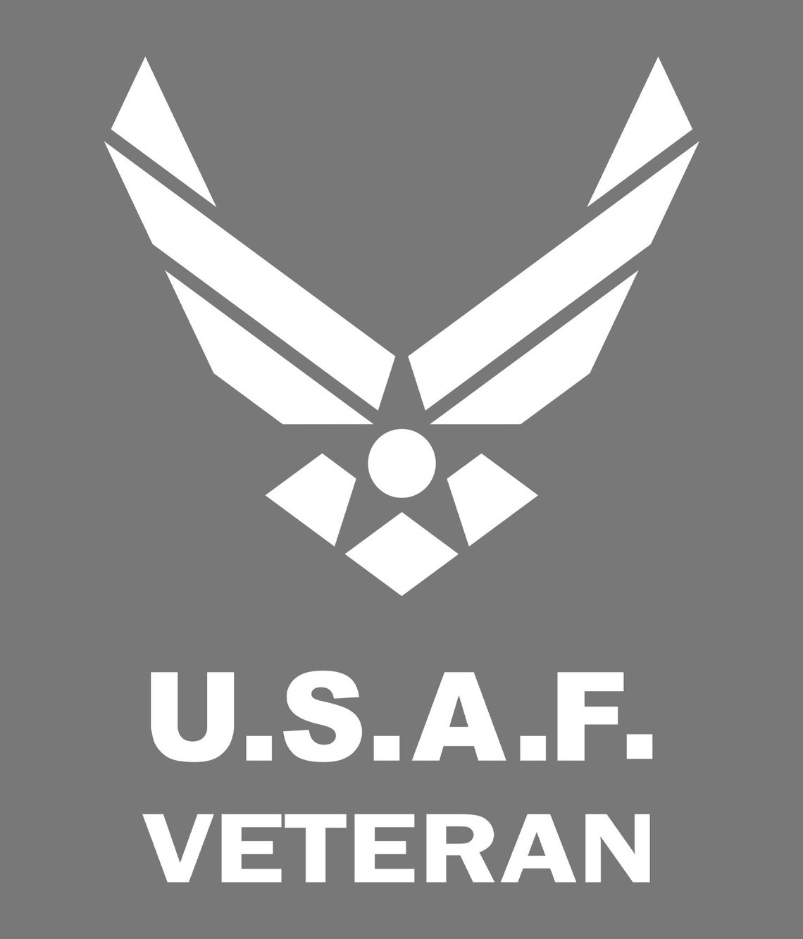 US Air Force Veteran Decal Etsy