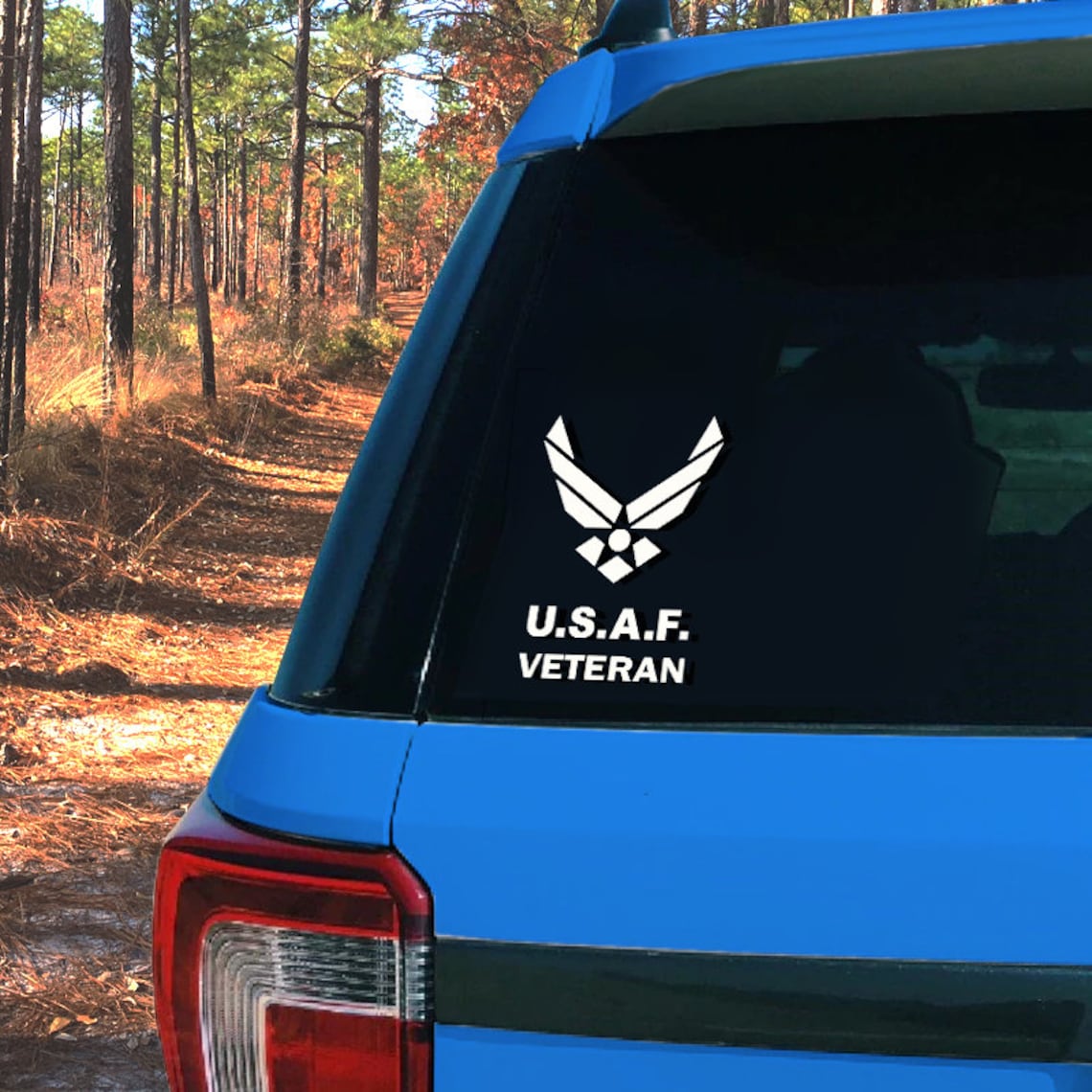 US Air Force Veteran Decal Etsy