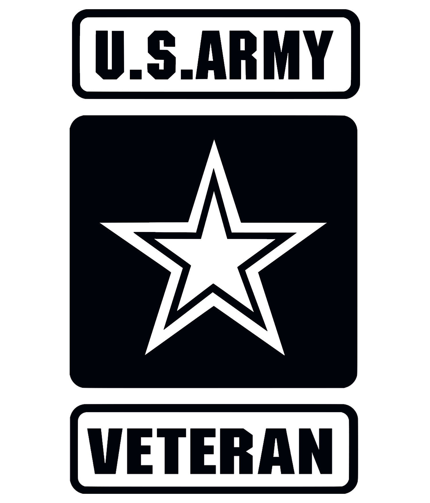 US ARMY Veteran Decal Etsy