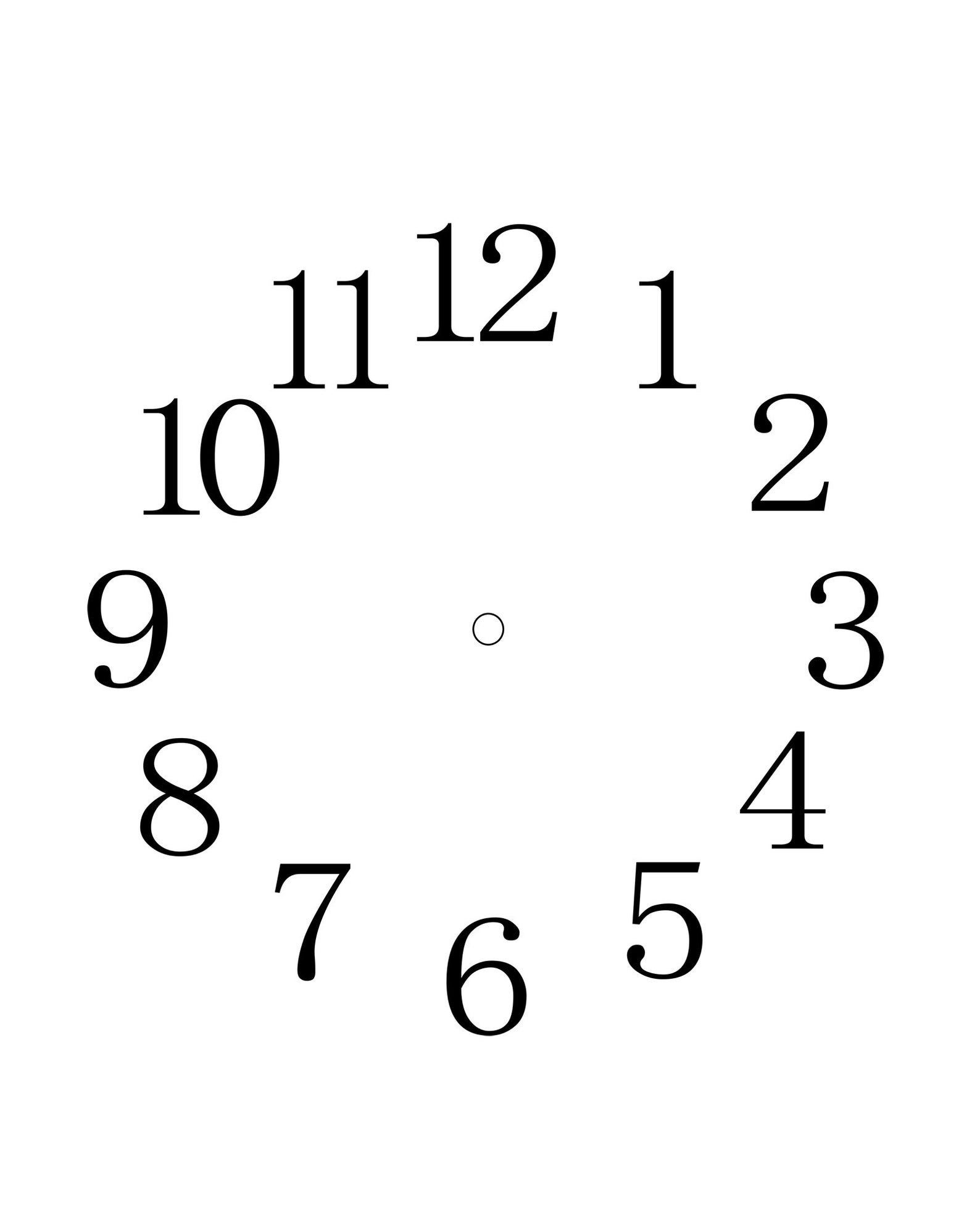 2 Inch Classic Clock Numbers-plotter Cut Vinyl - Etsy