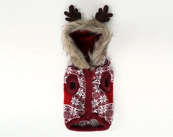 reindeer dog pajamas