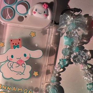 Acrylic Beaded Crystal Phone Straps | charm strap phone charm phone strap acrylic beaded phone straps