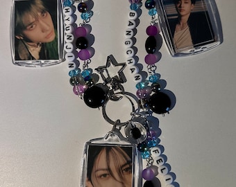 Stray Kids 5 Star Themed Keychains | stray kids skz acrylic keychains kpop accessories hyunjin bangchan felix han changbin in seungmin minho