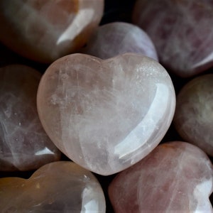 Rose Quartz Crystal Heart | Crystal for Love | Puffy Crystal Heart | Rose Quartz Heart | Metaphysical Decor | Home Decor | Crystal Gifts