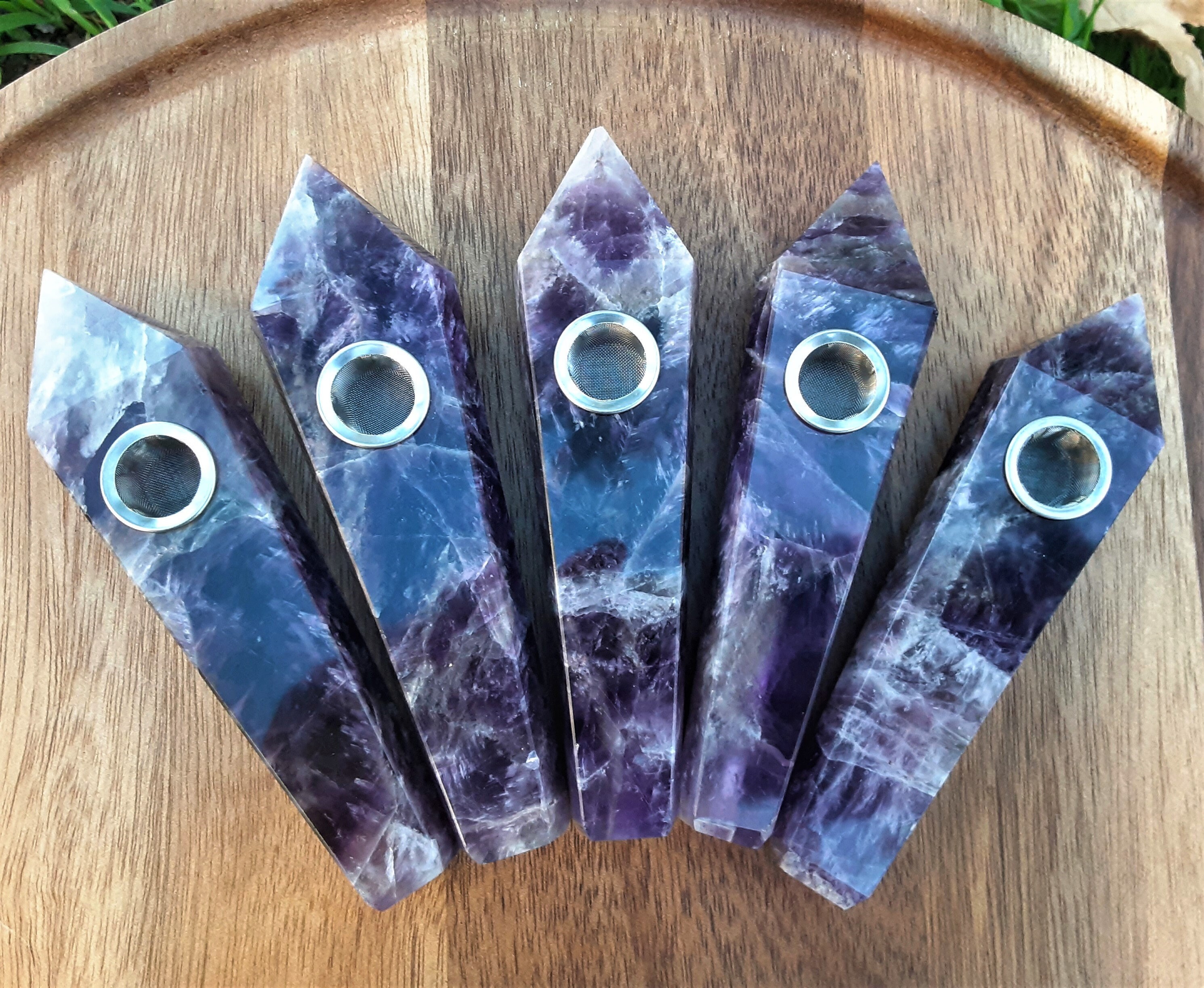 Tobacciana Pipes Natural crystal stone smoke pipe mindtek.it