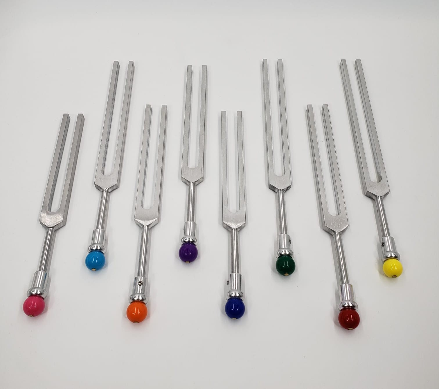 Therapeutic Chakra Tuning Forks Set of 8 Sound Healing with Etsy
