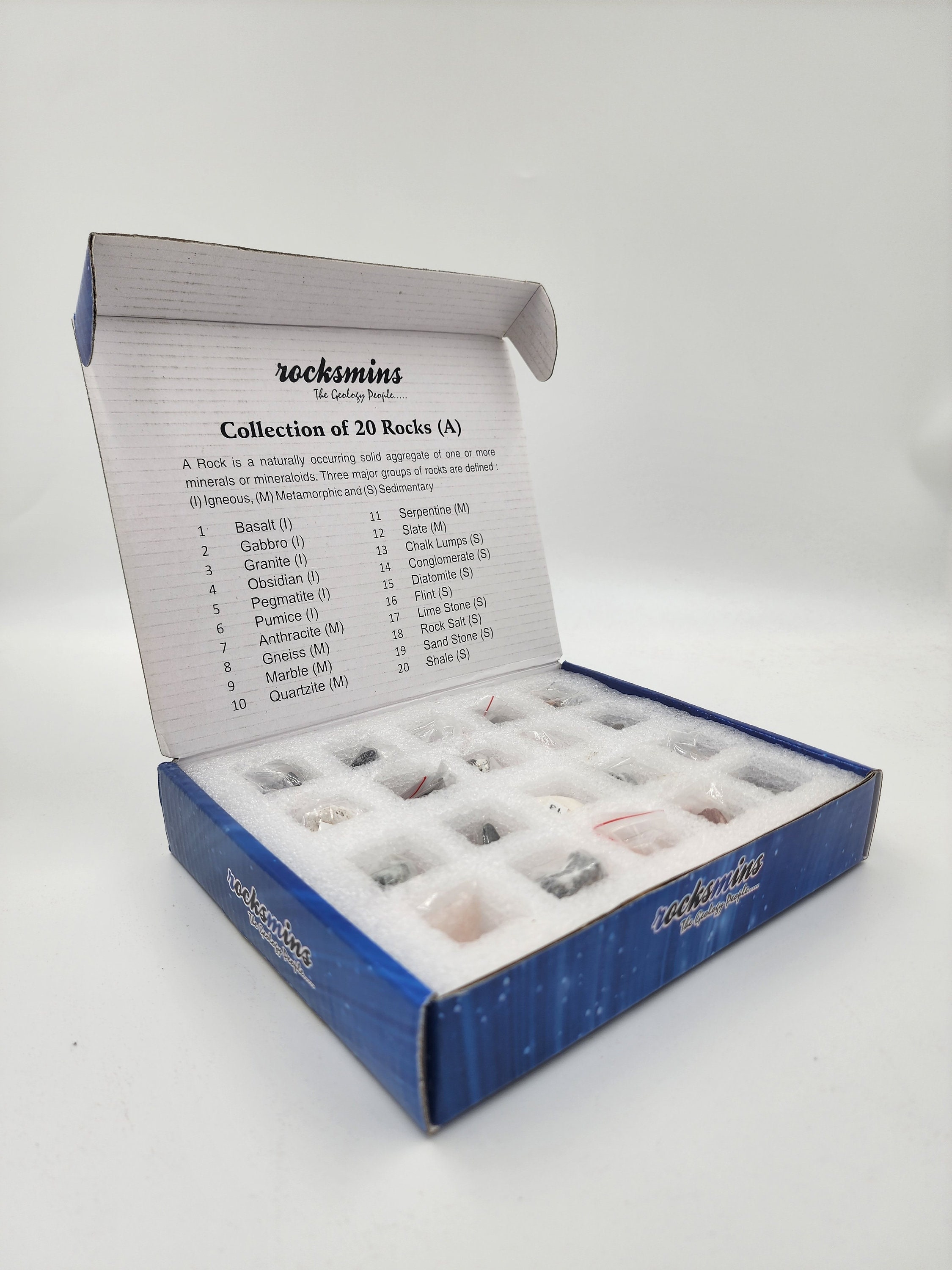 Mineral Identification Kit Rock Samples for Studying Geology Etsy