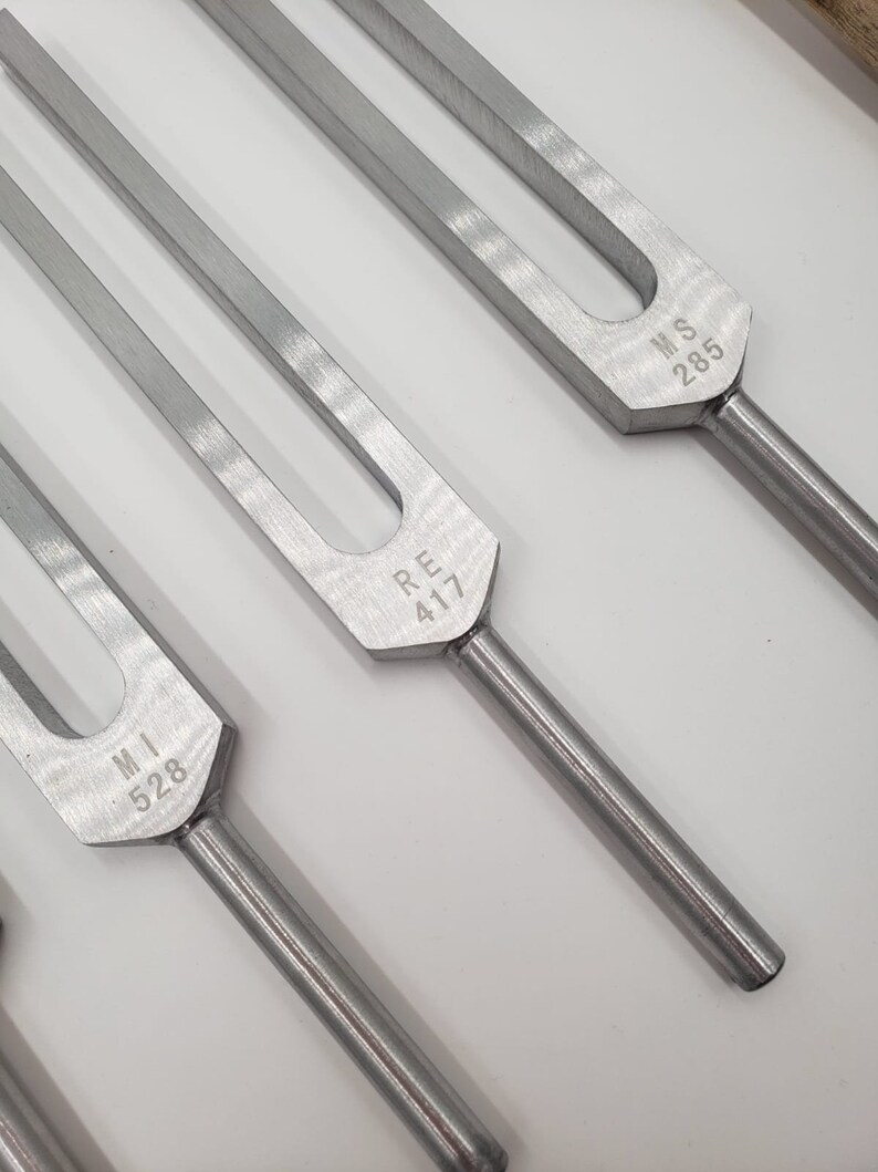 9 Solfeggio Tuning Forks Chants WITH Rubber Balls DNA Repair Etsy
