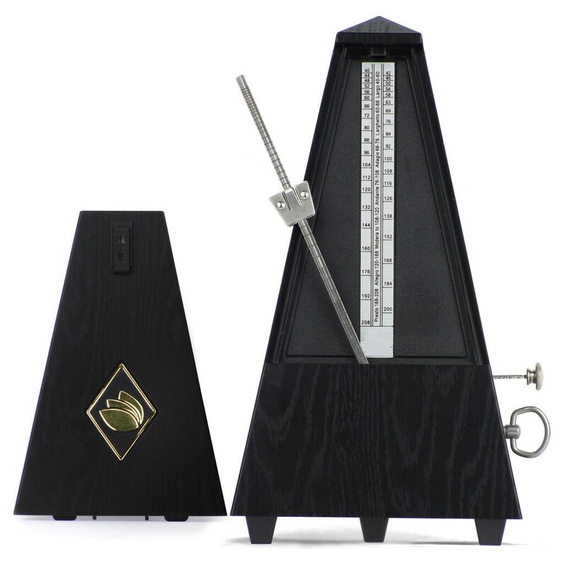 Black Vintage Mechanical Metronome Tempo Music Timer for Etsy
