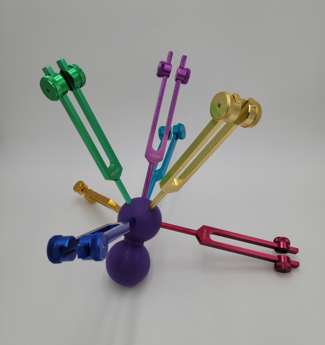 7 Tuning Fork Rubber Ball Holder Weighted or Unweighted Works Etsy