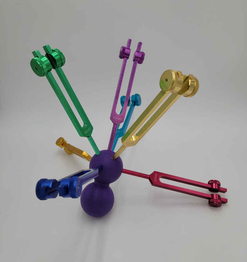 7 Tuning Fork Rubber Ball Holder Weighted or Unweighted Works Etsy