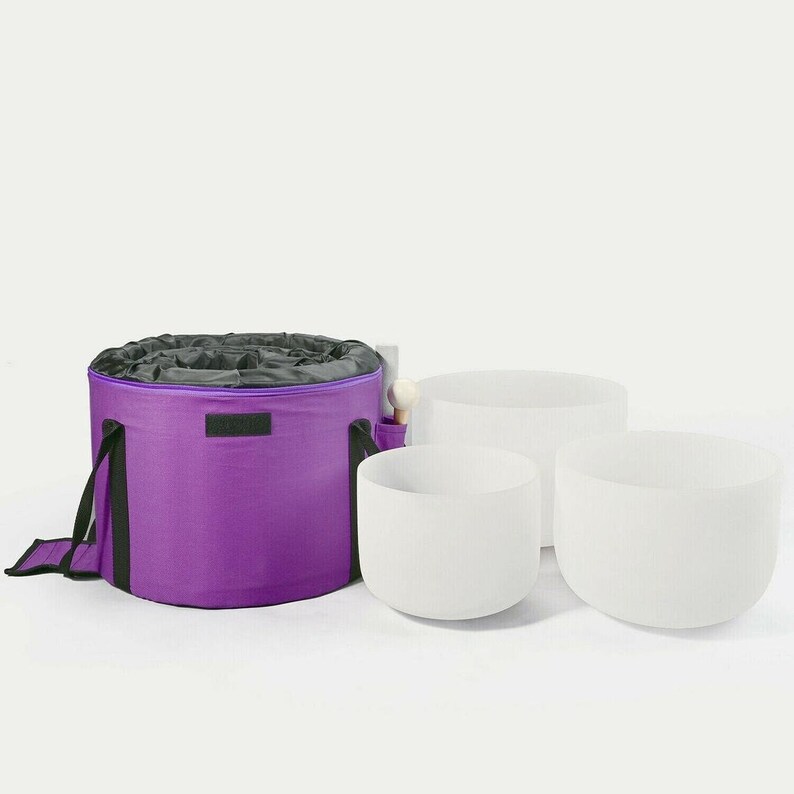 432 Hz 3 Set Crystal Singing Bowl 12d 10''F Etsy