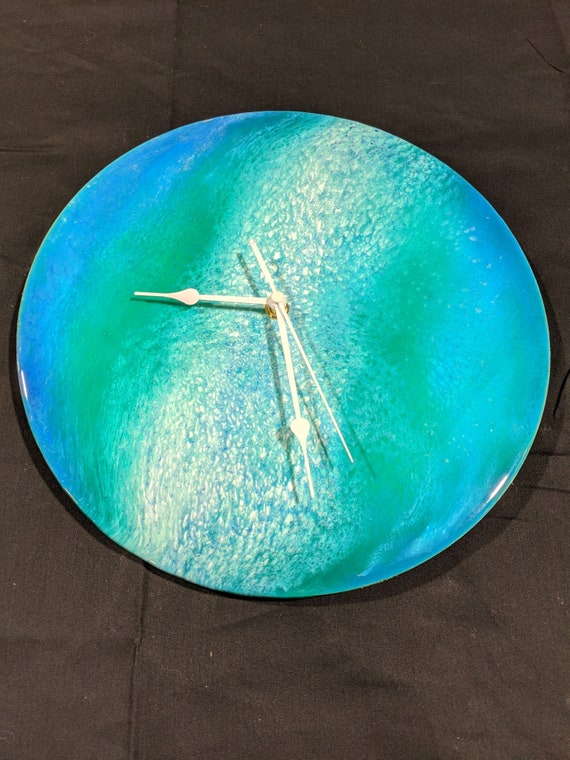 Epoxy Resin Clock Etsy