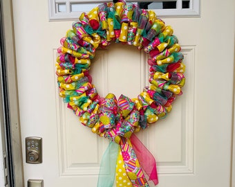 Cute Easter Ribbon Wreath!