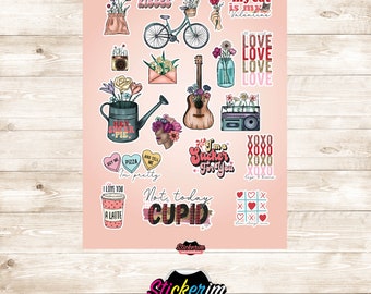 Valentine  Stickers Sheets
