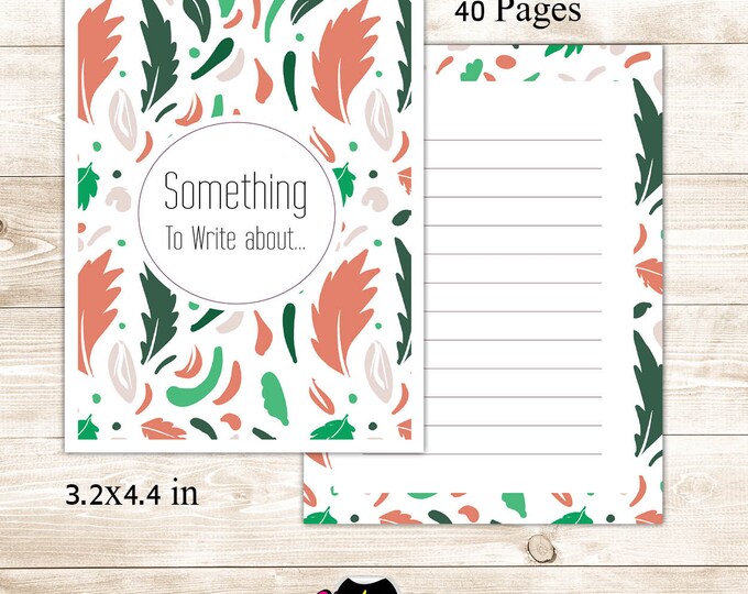 Summer Watercolor Floral NotePad