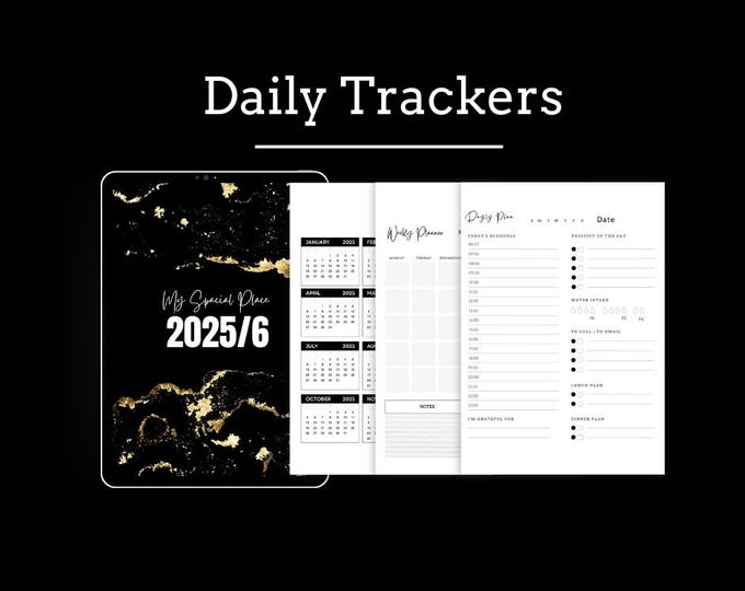 Digital editable 2025-2026 Planner