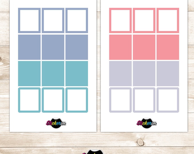 Bullet Journal, Planner colourful Assignment BOX, Dates and Month Bundle