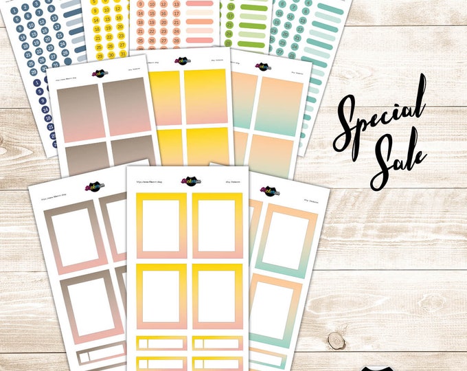 Planner dating sticker set