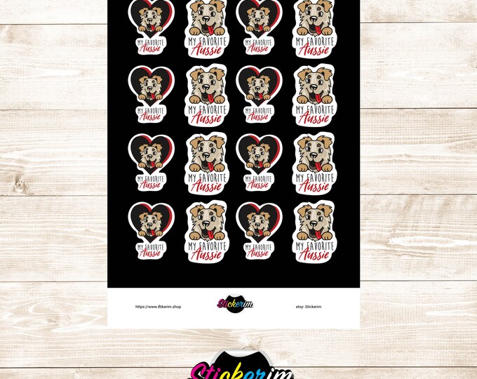 Dogs LOVING Stickers sheets