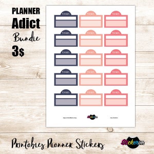 Multicolor Assignment Label Bundle Planner Stickers Habit - Etsy
