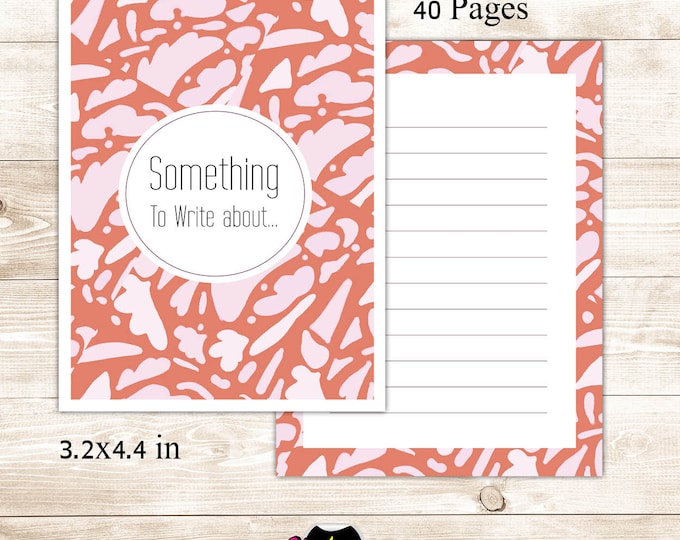 Summer Watercolor Floral NotePad