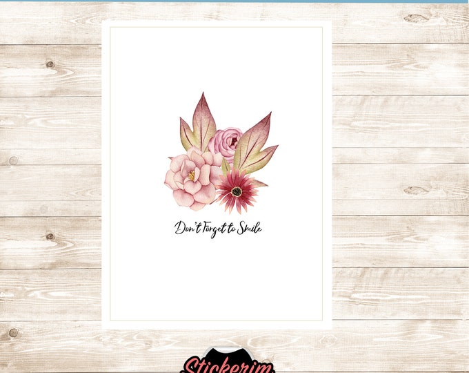 Hand-Painted Christmas Floral Greeting Cards: Set of 3