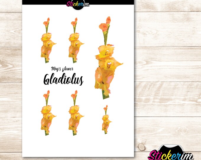 Inspirational stickers| Flower of the month