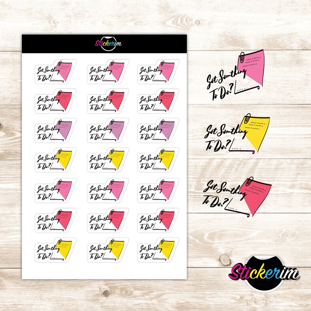 Printable-digital Task Stickers, Planner Stickers, Printable Stickers ...