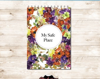 Winter Floral NotePad