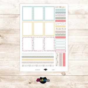 Summer Pastel Box y pegatinas lavables