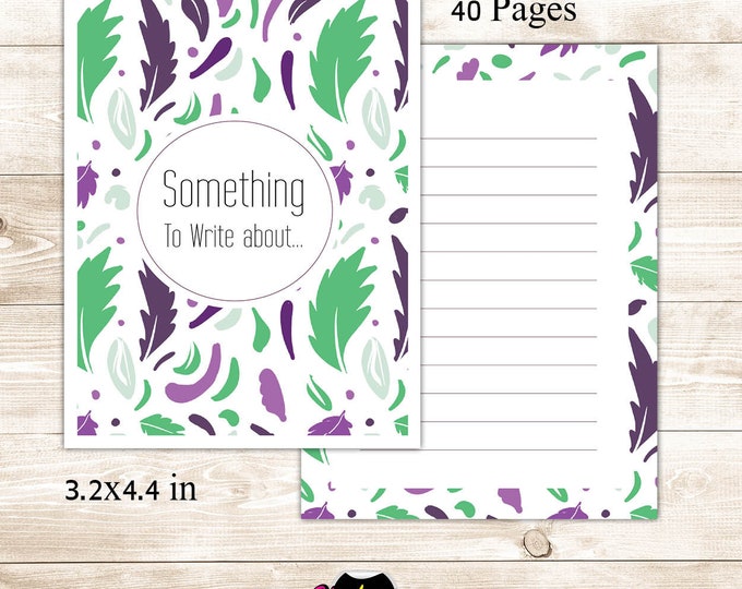 Summer Watercolor Floral NotePad