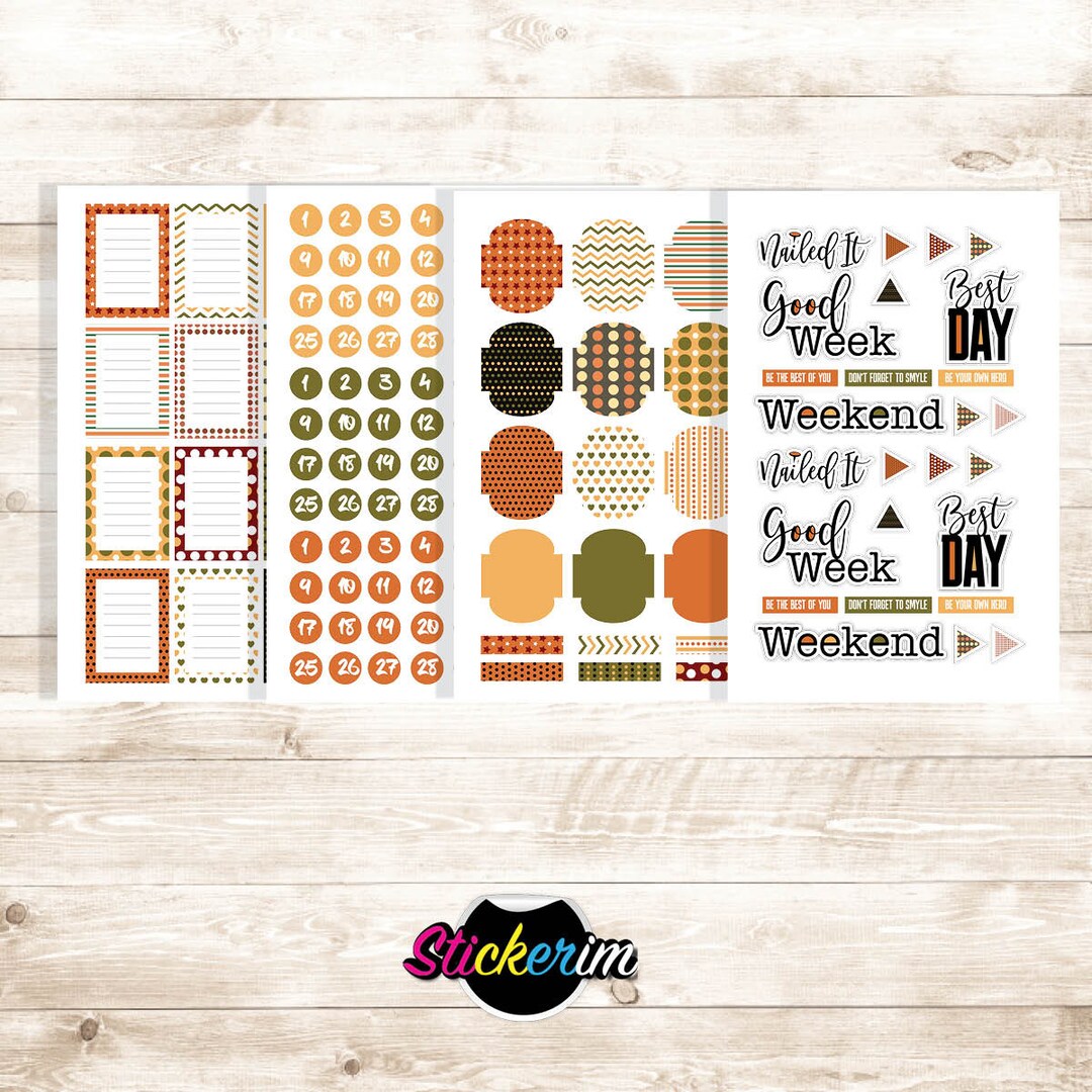 Multicolor Assignment Label Bundle Motivational Planner - Etsy